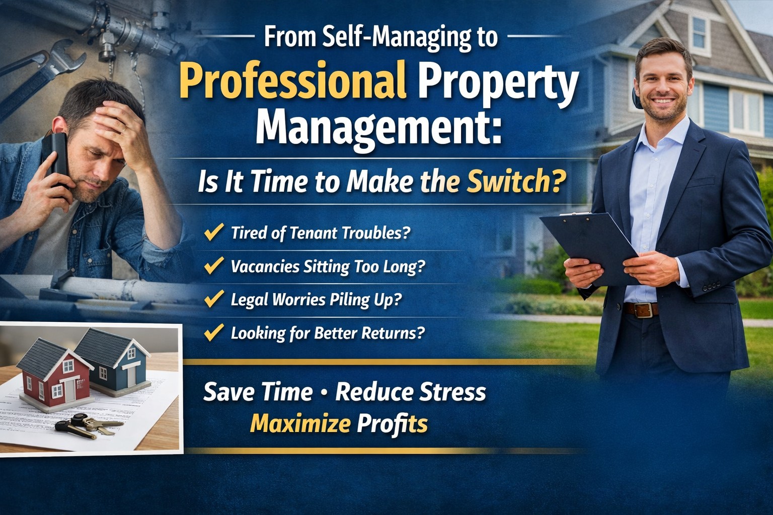 From Self-Managing to Professional Property Management: Is It Time to Make the Switch?